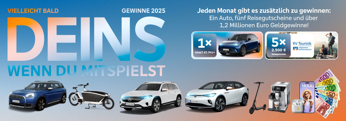 Vielleicht bald DEINS wenn du MITSPIELST! Gewinne 2025 Vielleicht bald DEINS wenn du MITSPIELST! Gewinne 2025